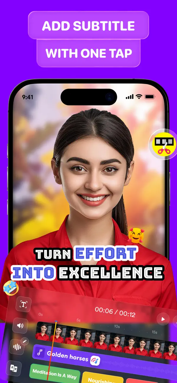 #2. VCAP AI: Caption Generator (iOS) Av: MK Apps Private Limited