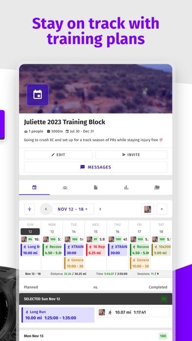 Trackster - #1 training app Screenshot