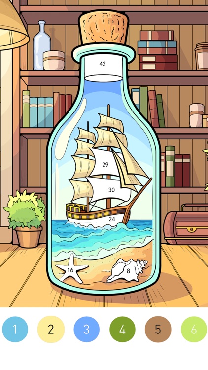 Fantasy Color By Number Game screenshot-5