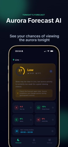 Aurora Forecast AI Tracker iPhone screenshot