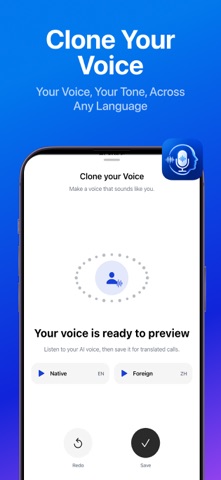 AI Call-Phone Call Translator iPhone screenshot