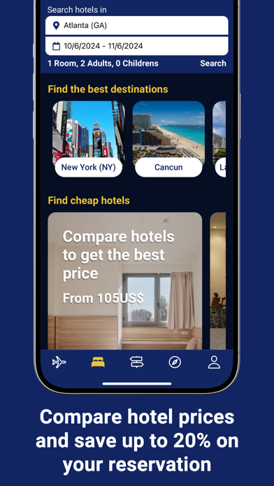 eLandFly - Travel deals Screenshot