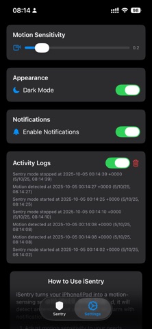 iSentryMobi screenshot