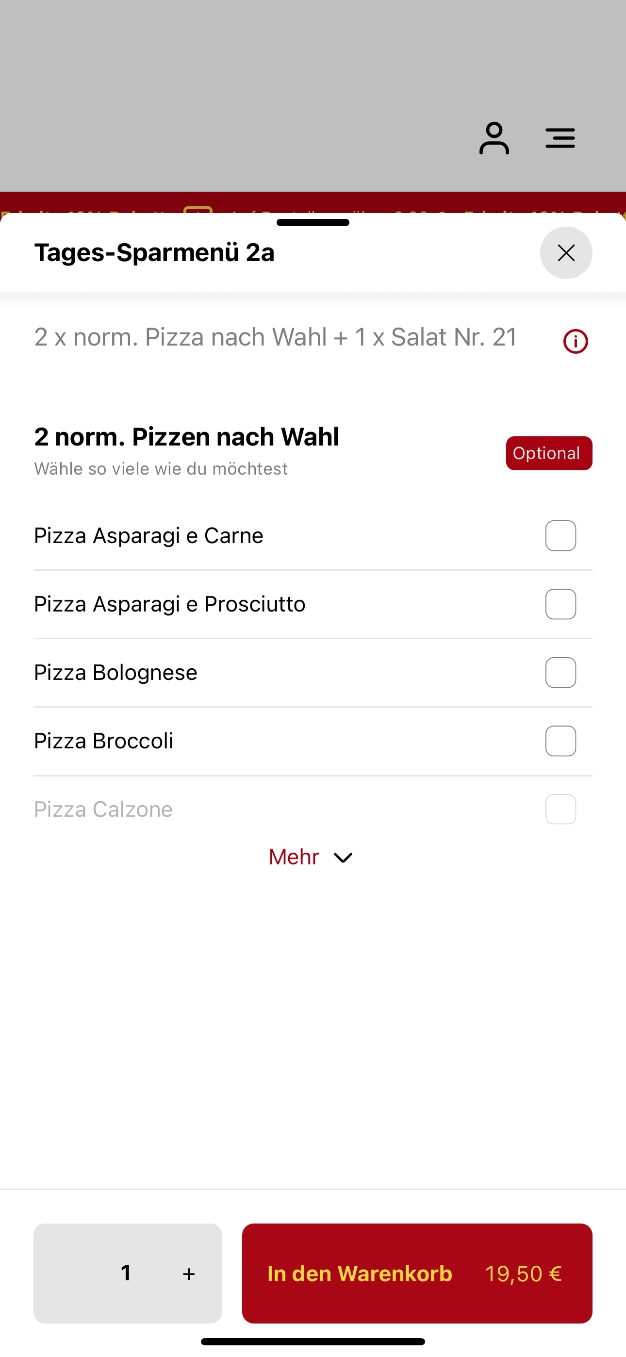 Fattoria  Lieferservice screenshot 4