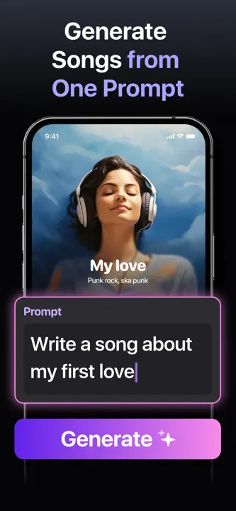 AI Song Music Generator: Screenshot 2 von 10