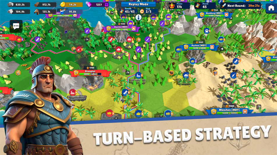 #2. Domination Dynasty: Turn-Based (iOS) Podle: DFW Games GmbH