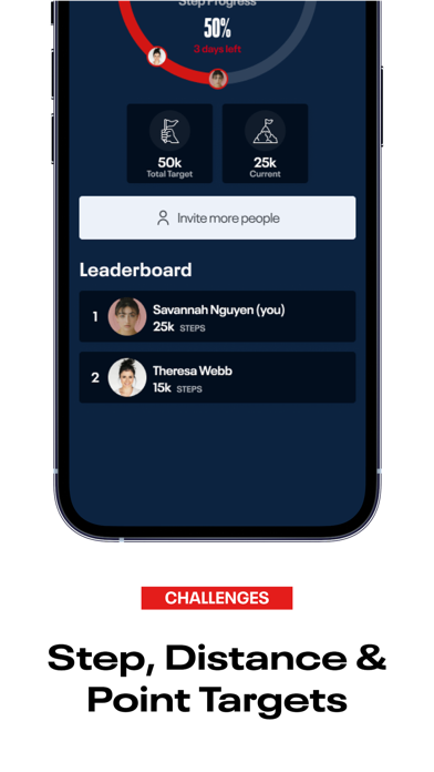 Reebok Fitness App Screenshot