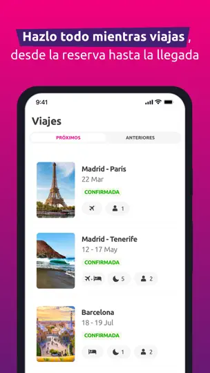 Capture d'écran de Rumbo.es - Vuelos Baratos sur iPhone 6