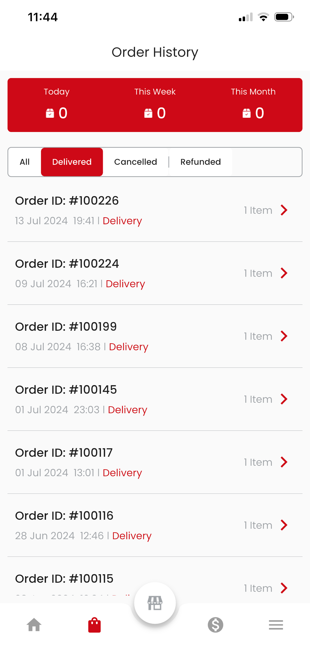 Caters Vendor: Partner App