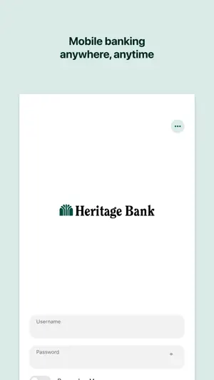 Heritage Bank Digital screenshot 1