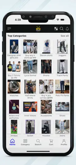 Capture d'écran de Mens Fashion Wholesale sur iPhone 2