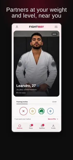 Fight Way: Parceiro de Treino screenshot 1