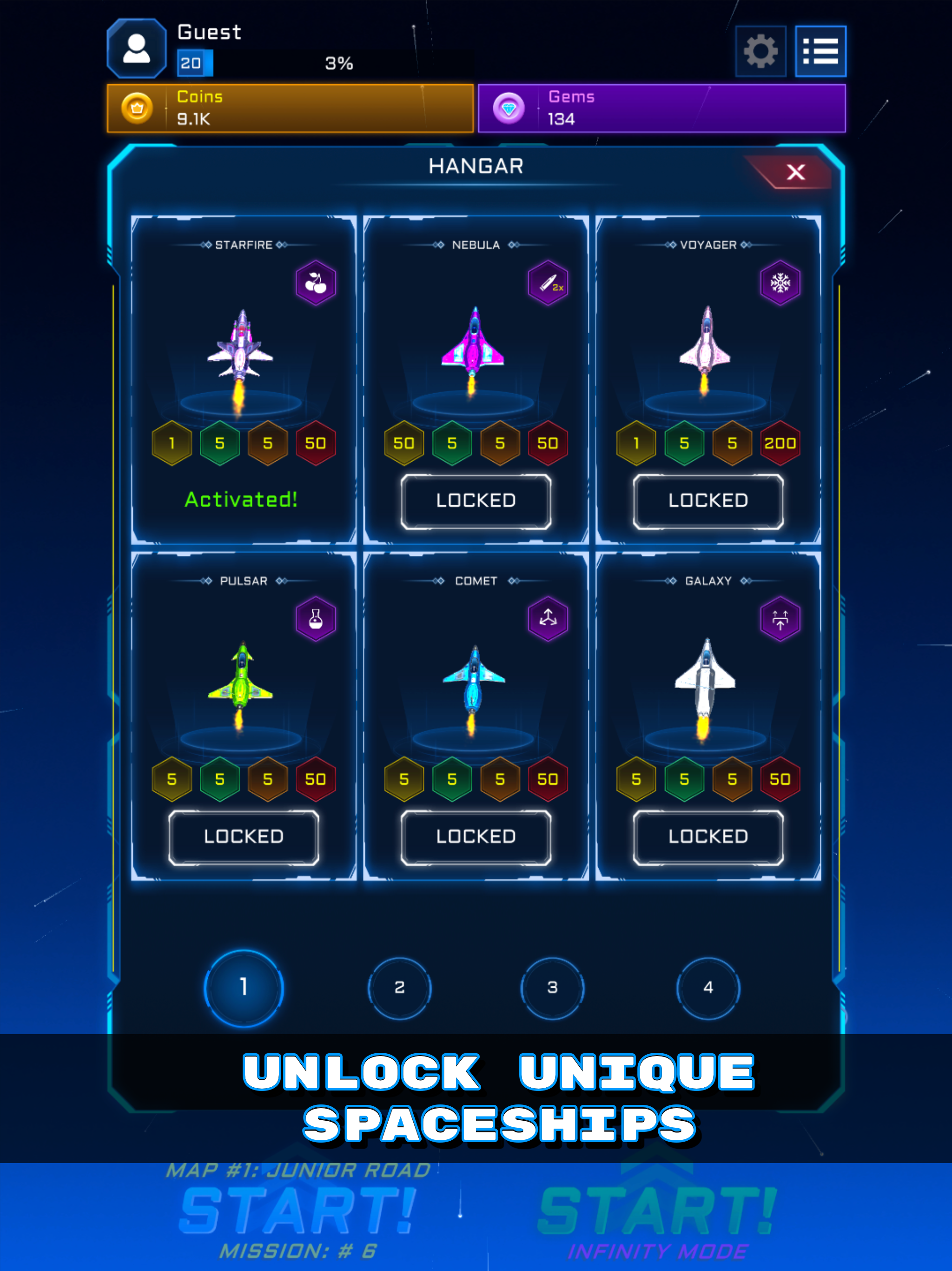 Zadoriko Galaxy: Space Shooter