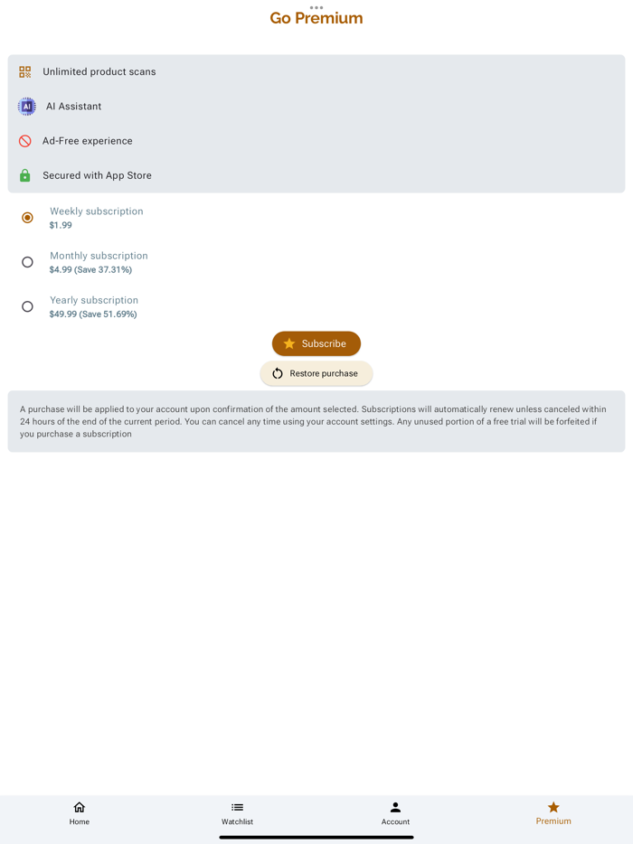 Ingredify - Food scanner