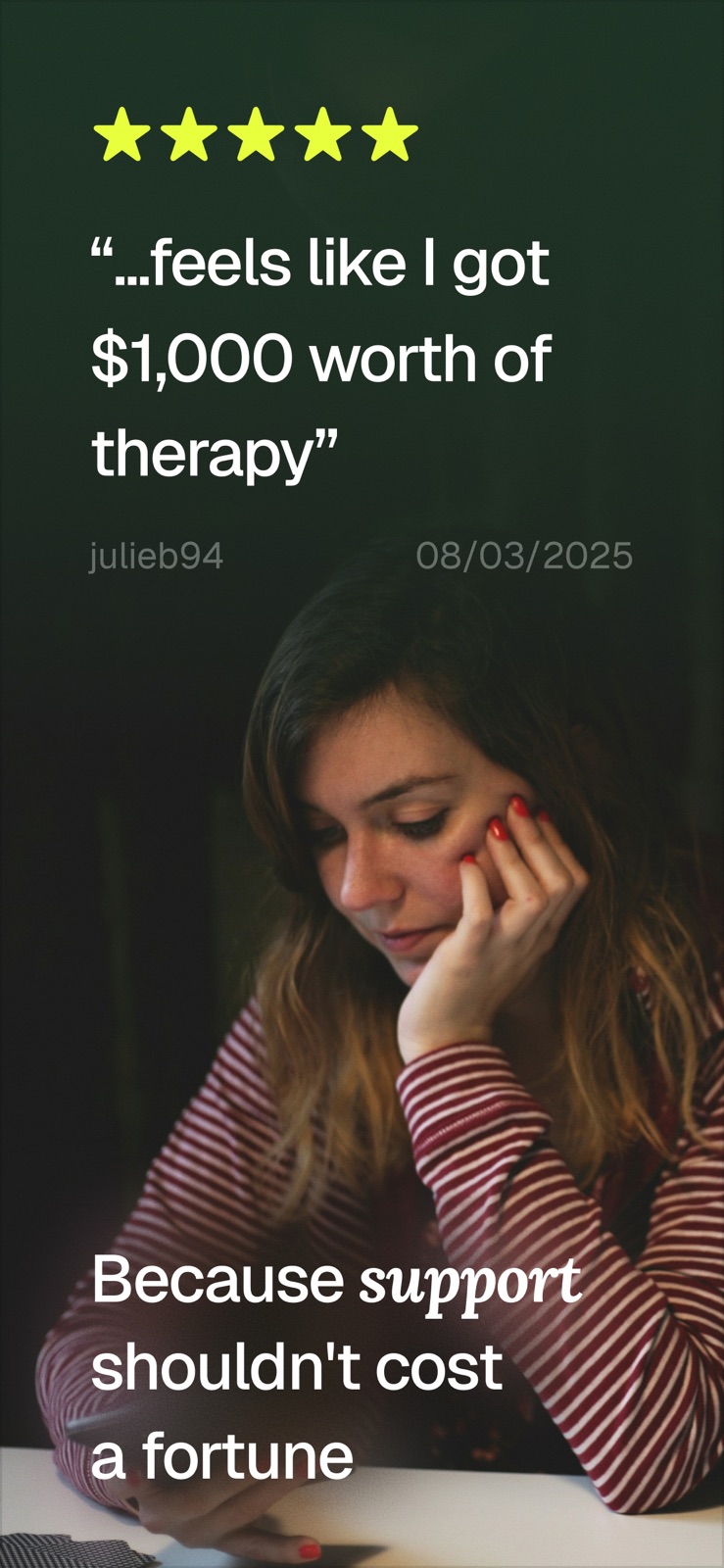 Elomia: Mental Health AI Chat iphone screenshot 4