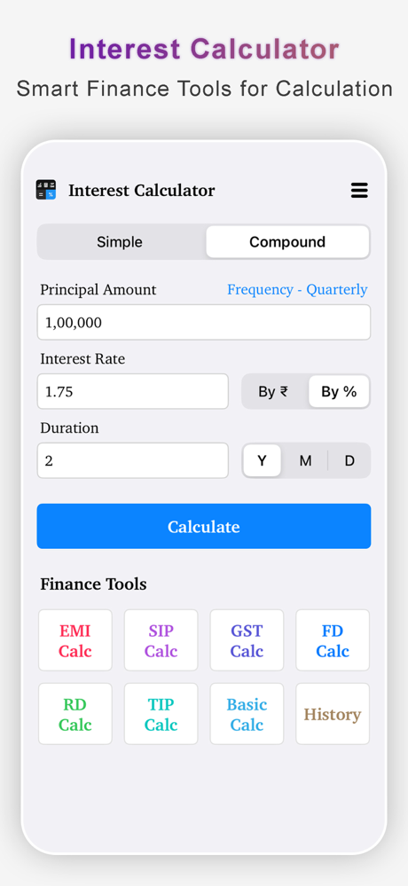 Interest Calculator: Loan Tool screenshot 1