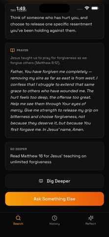 BibleIt - Ask the Bible iPhone screenshot