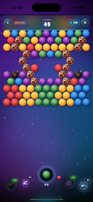 Bubble Pop: Orbit Blast Screenshot 2 of 6