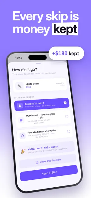 mora: no buy challenge tracker screenshot 4