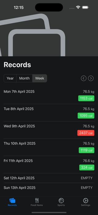 Ogirdor CalorieTrack Screenshot 1 of 6