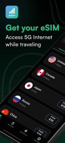 eSIM for Travel & Data: ViaSIM screenshot
