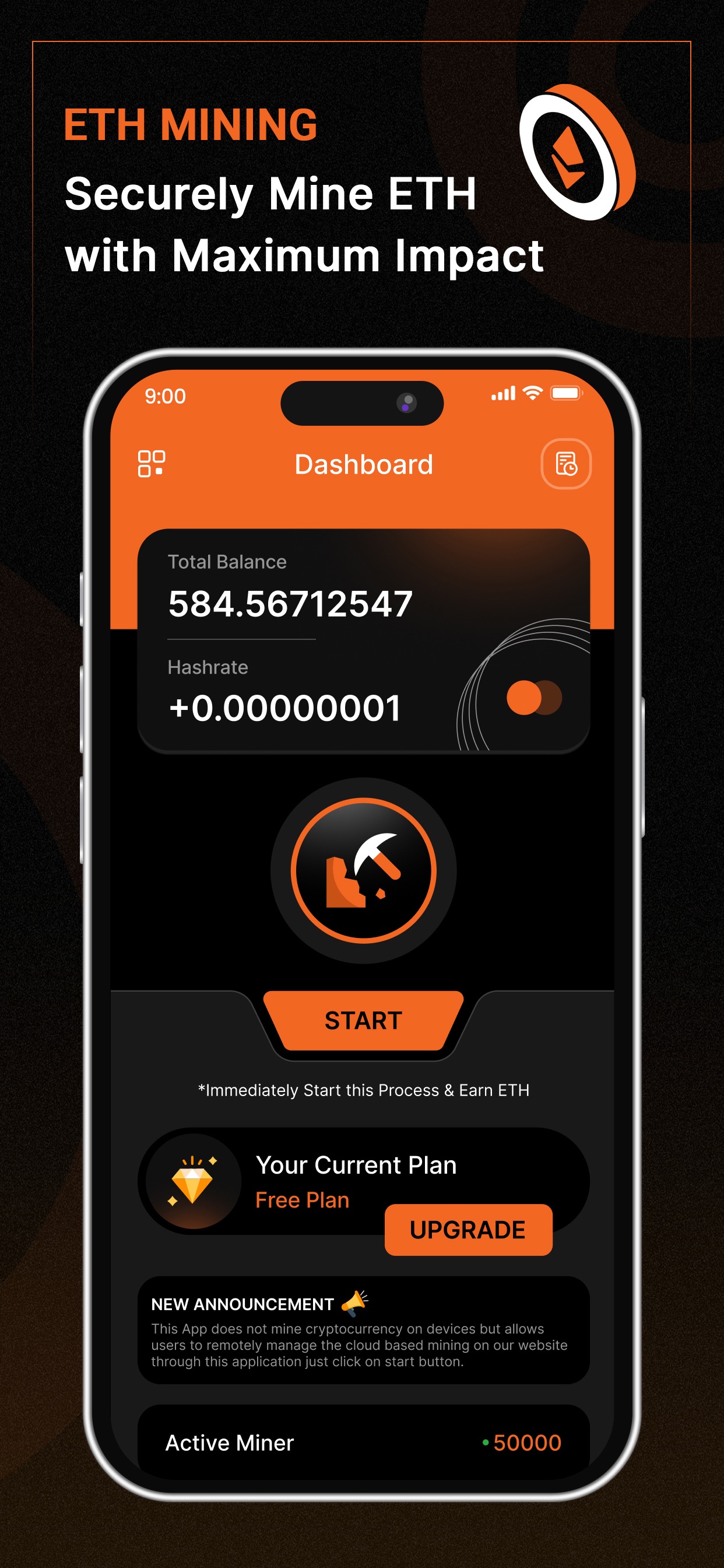 Ethereum Mining, ETH Miner screenshot 2