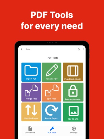 eScanner: PDF Scanner & Editor iPad screenshot