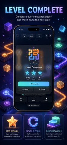 Lumora: Cozy Line Puzzle iPhone screenshot