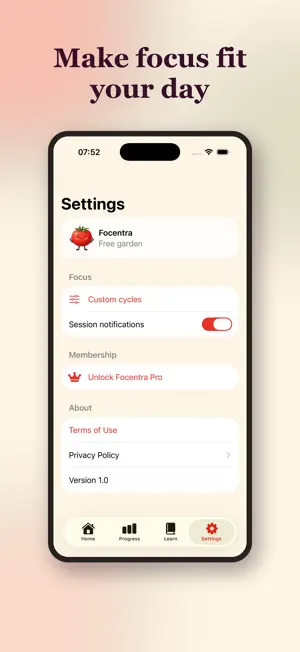 Focentra: Pomodoro Timer screenshot 4