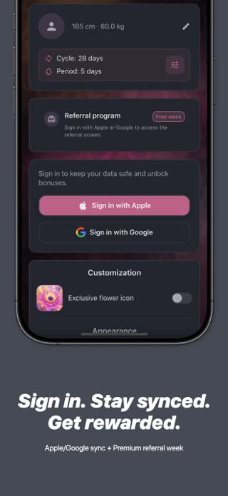 Bloomy - Cycle Period Tracker Screenshot 8 of 8