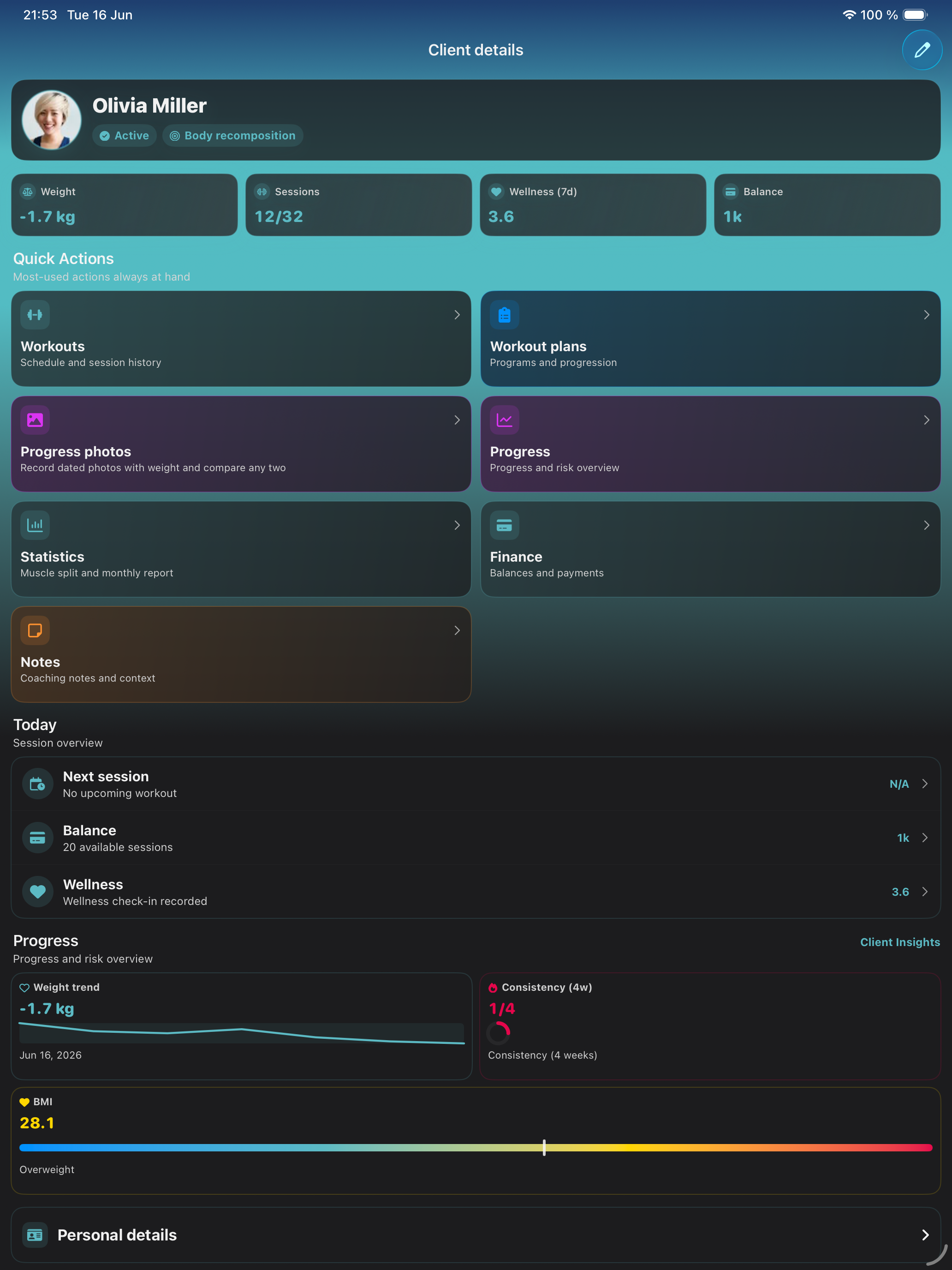 Coach Assist Gym screenshot 14