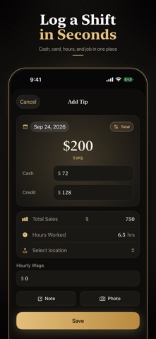 Tip Tracker Calculator Screenshot 3 of 10