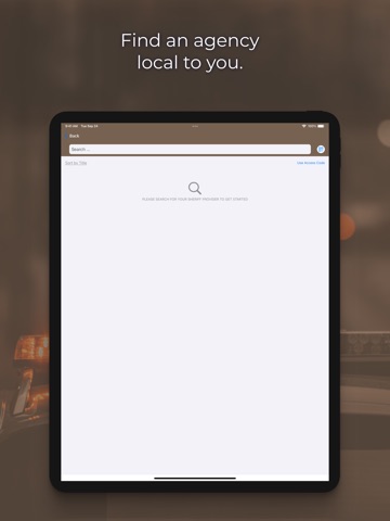 Michigan Sheriff Connect iPad screenshot