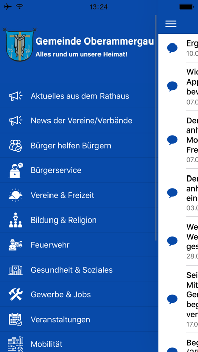 Screenshot #1 pour Gemeinde Oberammergau