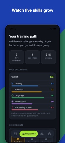 Lumo: Brain & Memory Training iPhone screenshot