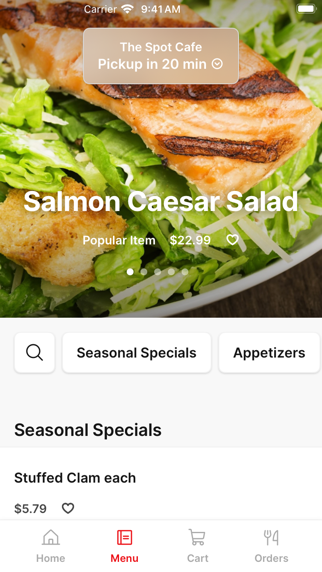 The Spot Cafe To Go Screenshot