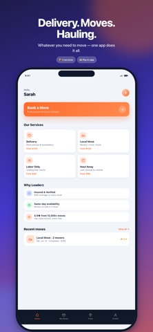 Loaderz - Moving & Delivery screenshot
