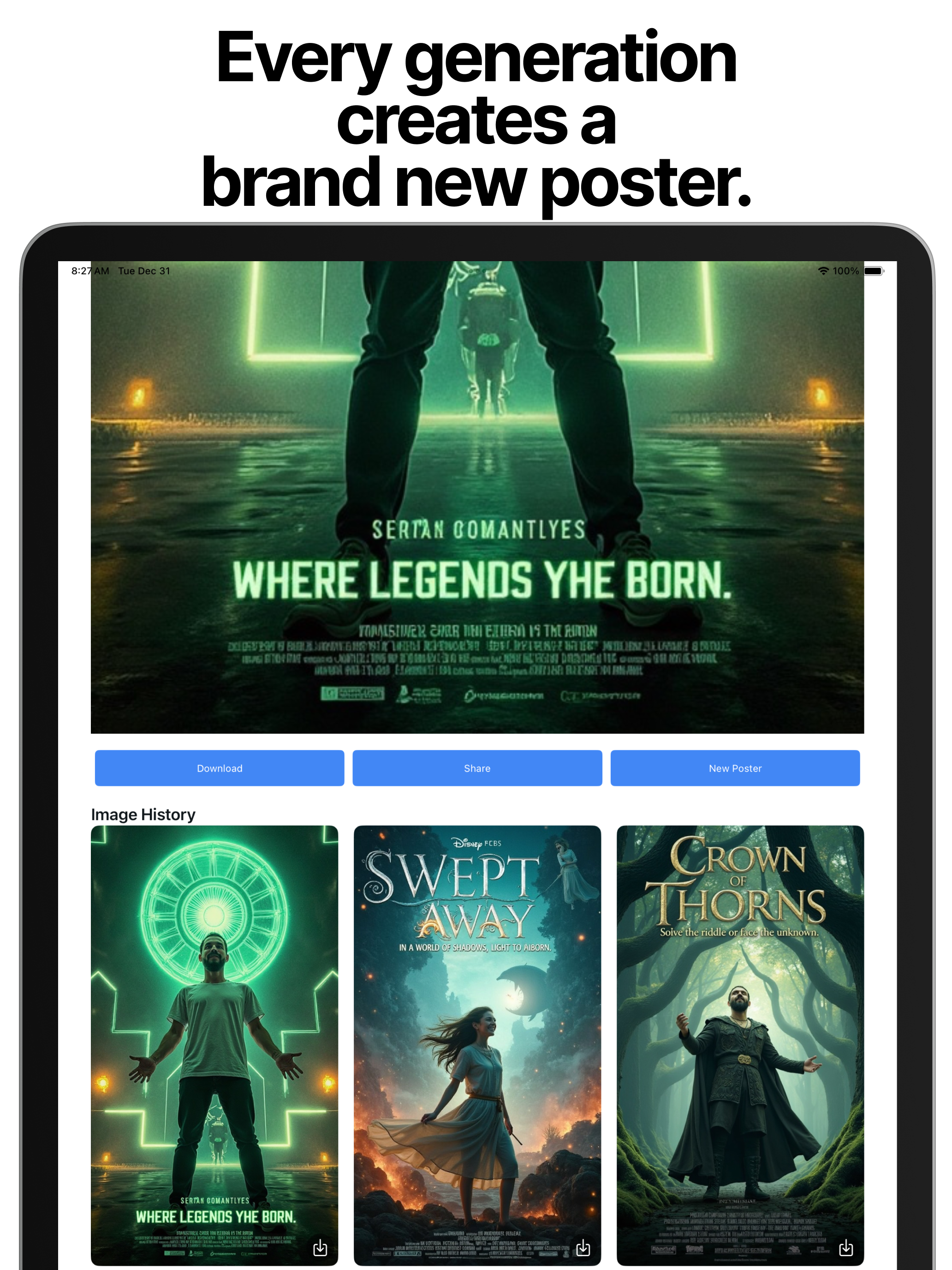 Posterize AI Movie Posters