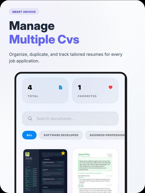 Resume Manager