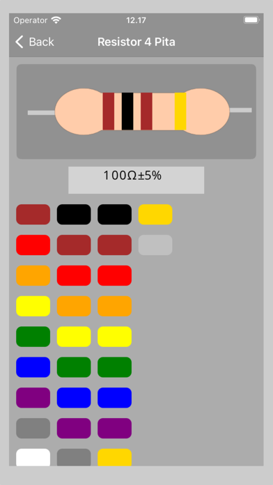 Resistor : electronics tools Screenshot