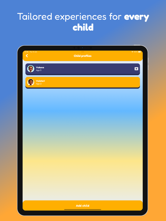 Mahlahle - Kids for Languages iPad screenshot 6 - Education app
