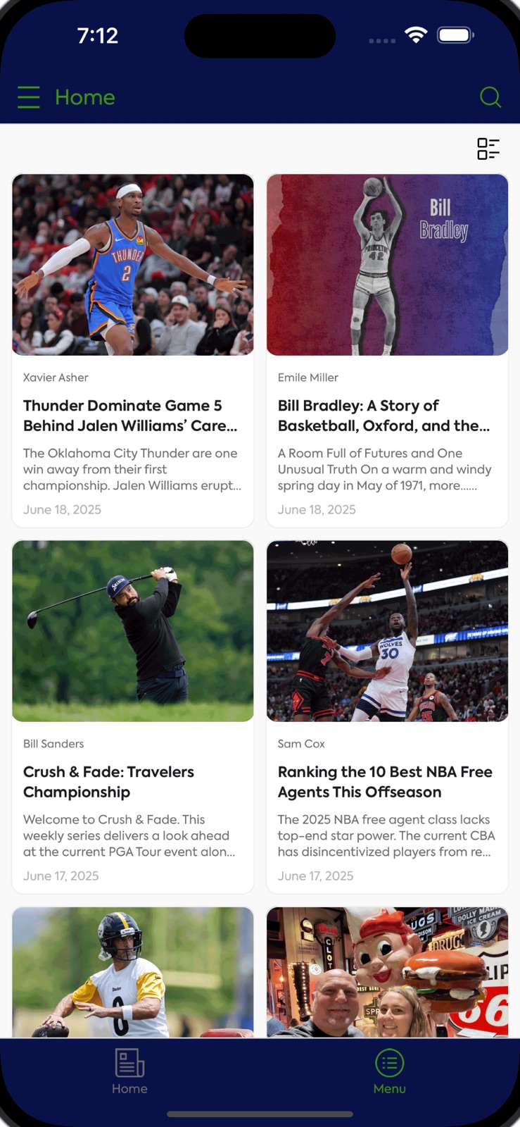 Sandman Sports iphone screenshot 1