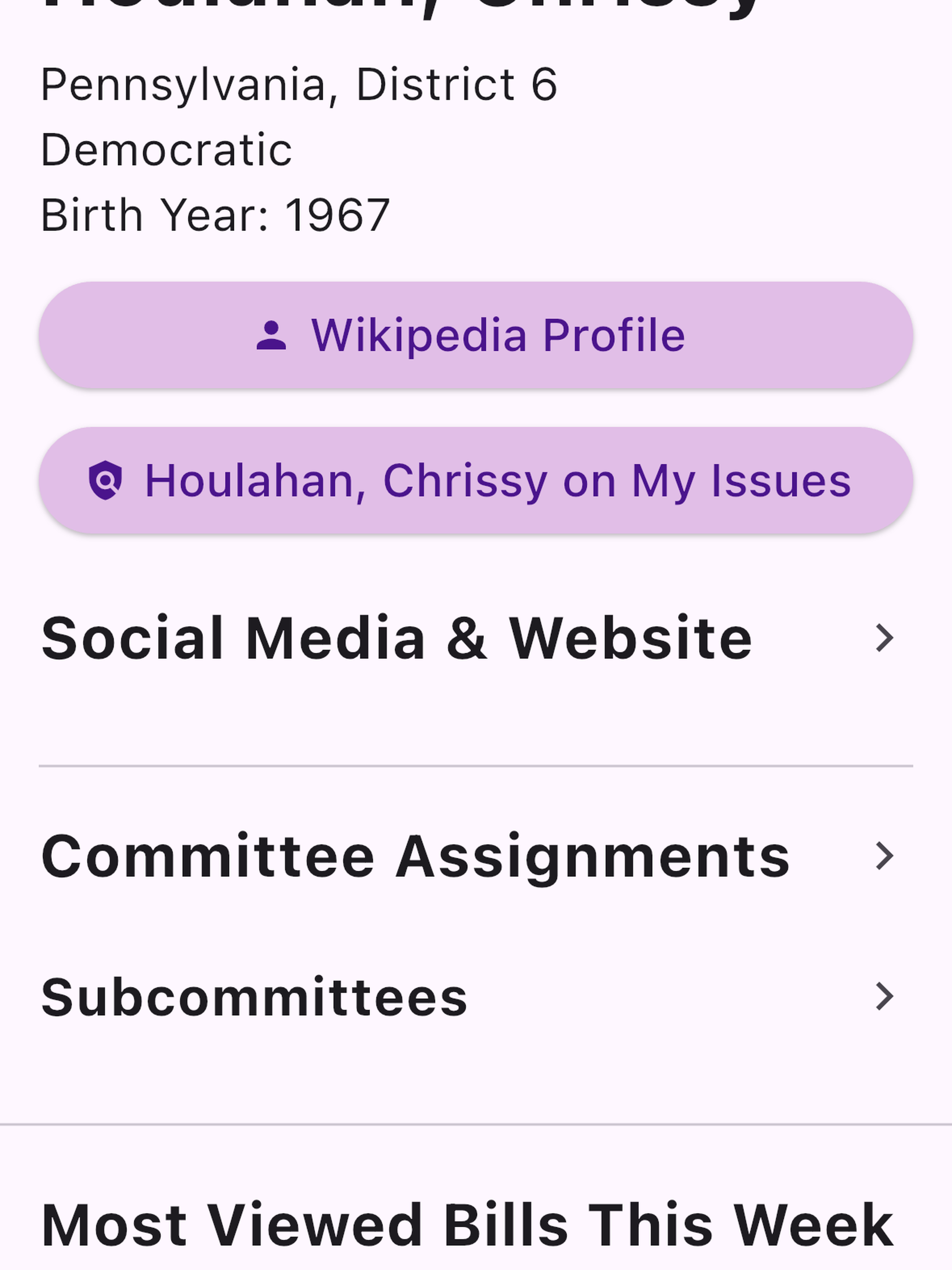 CongressAndMe screenshot 7