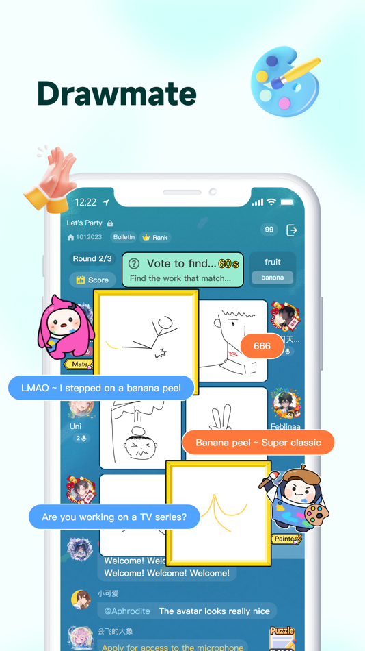#9. 全民party-語音聊天匿名交友軟體,配對約會app (iOS) 由: Staraltar Technology Co., Ltd.