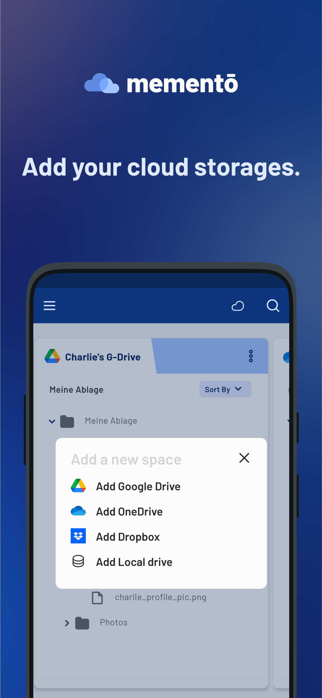 memento File Manager