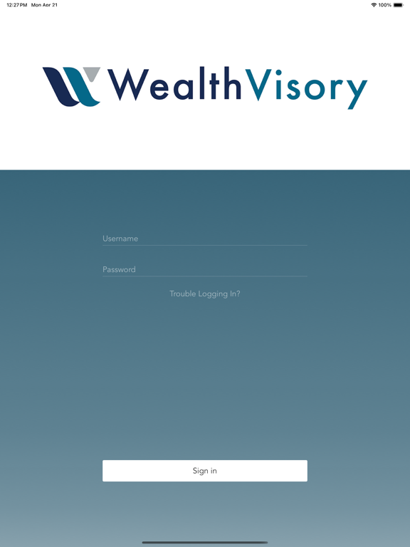 WealthVisory app screenshot