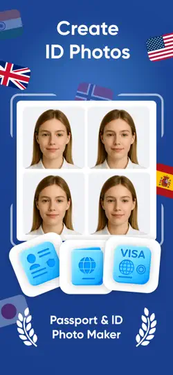 CropID - Passport Photo Maker iPhone Ekran Görüntüsü 1