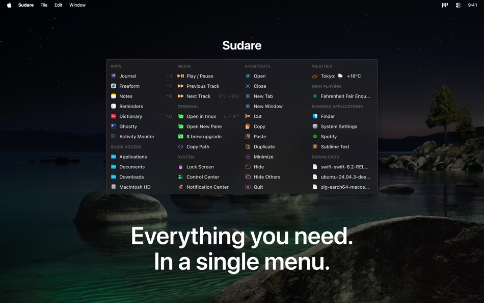 #1. Sudare (macOS) Göre: Akira Osato