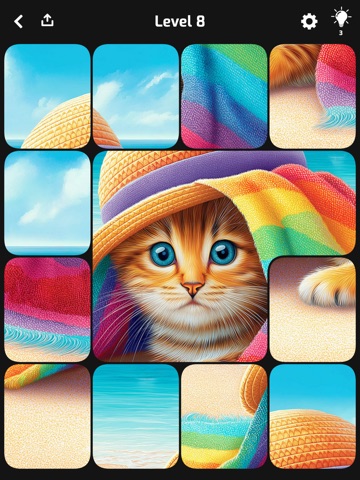 Cat Puzzles. iPad screenshot