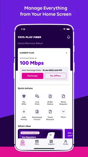 Tata Play Fiber screenshot 1